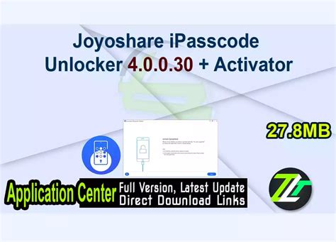 Joyoshare iPasscode Unlocker Free Download
